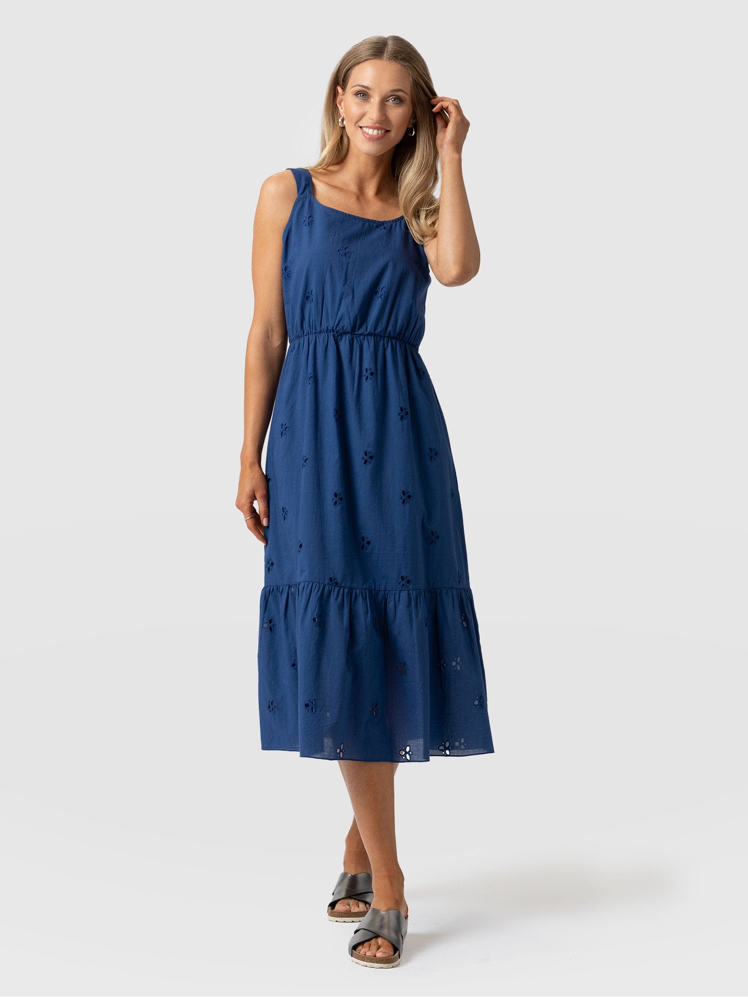 Serena Dress - Navy